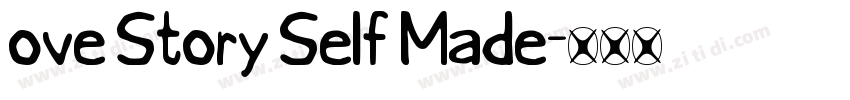 ove Story Self Made字体转换